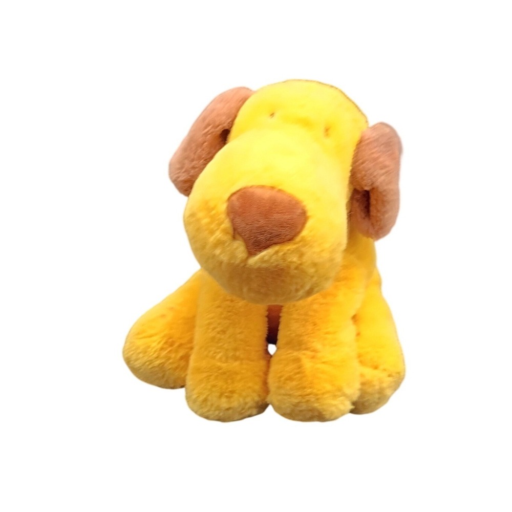 Gigglescape Plush Puppy Dog Yellow Brown Spot Stuffed Animal Toy High Fabric